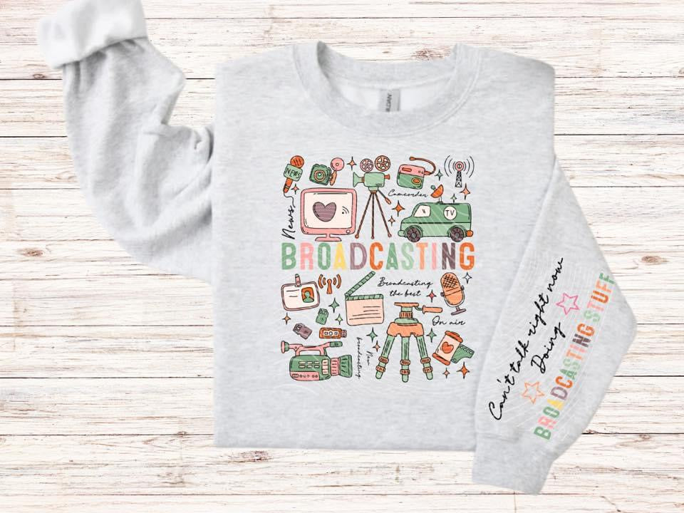 Broadcasting Doodle Sweatshirt