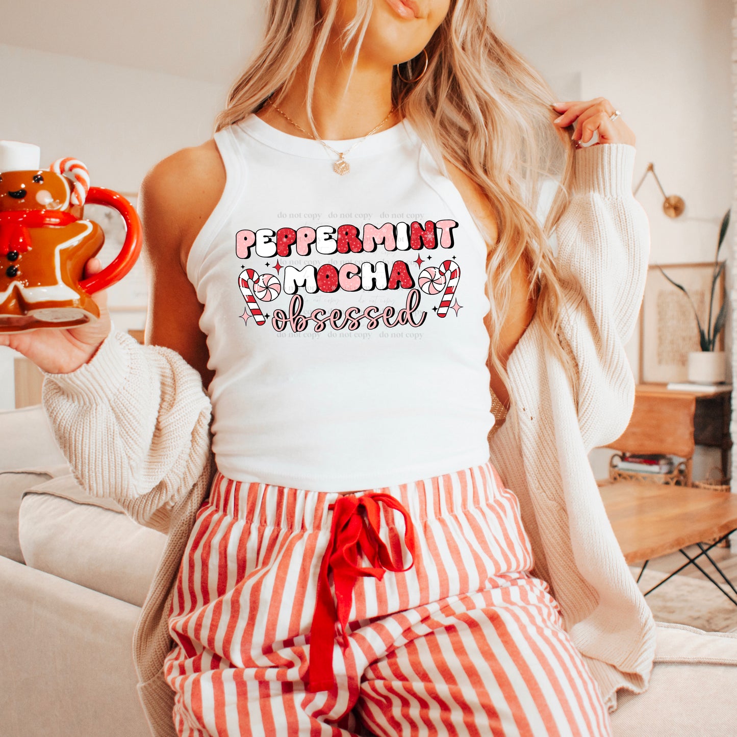 Peppermint Mocha DTF Print Only