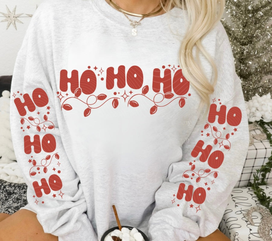 Ho Ho Ho Red Sweatshirt