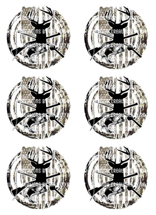 Hunting/Fishing Sublimation Transfer Sheet