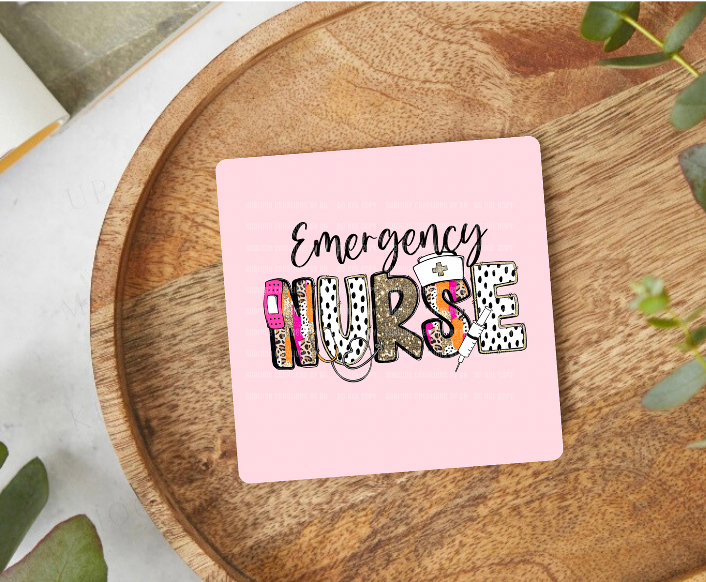 Emergency Nurse Desk Coaster