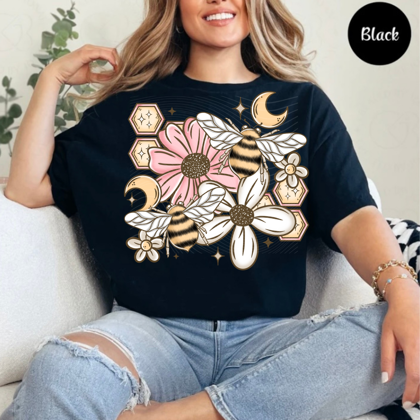 Bees Moon Tee