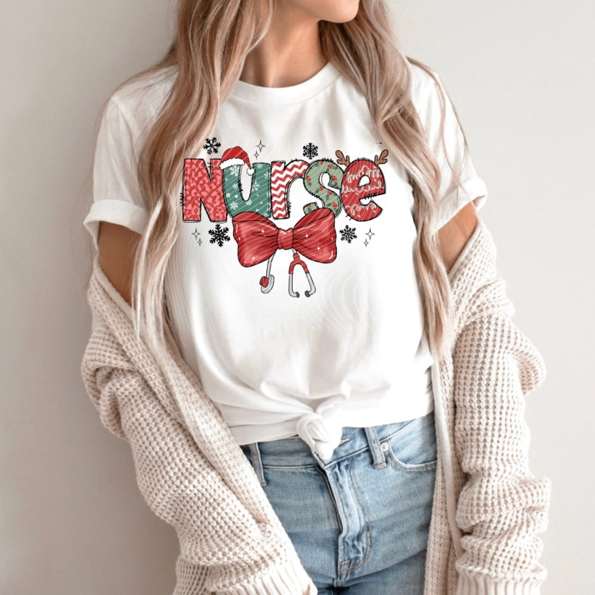 Christmas Nurse Tee