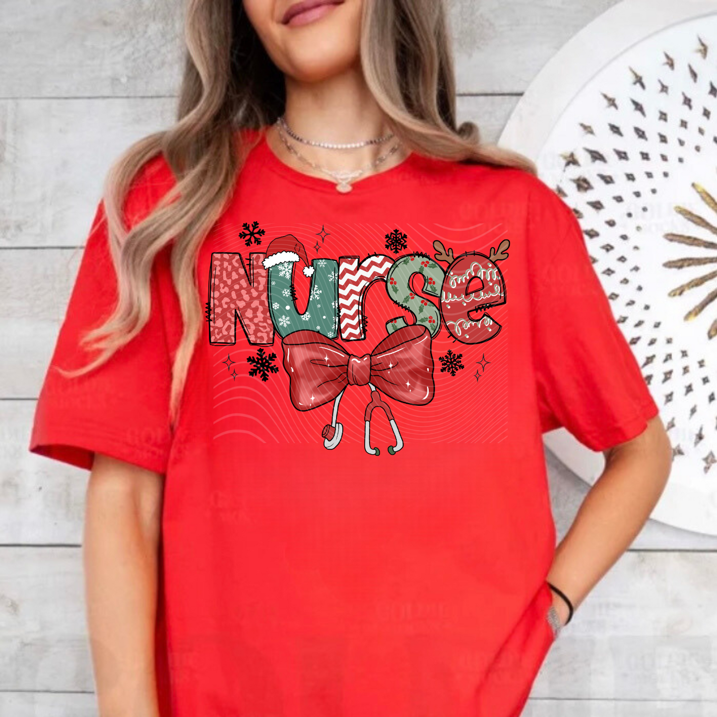 Christmas Nurse Tee