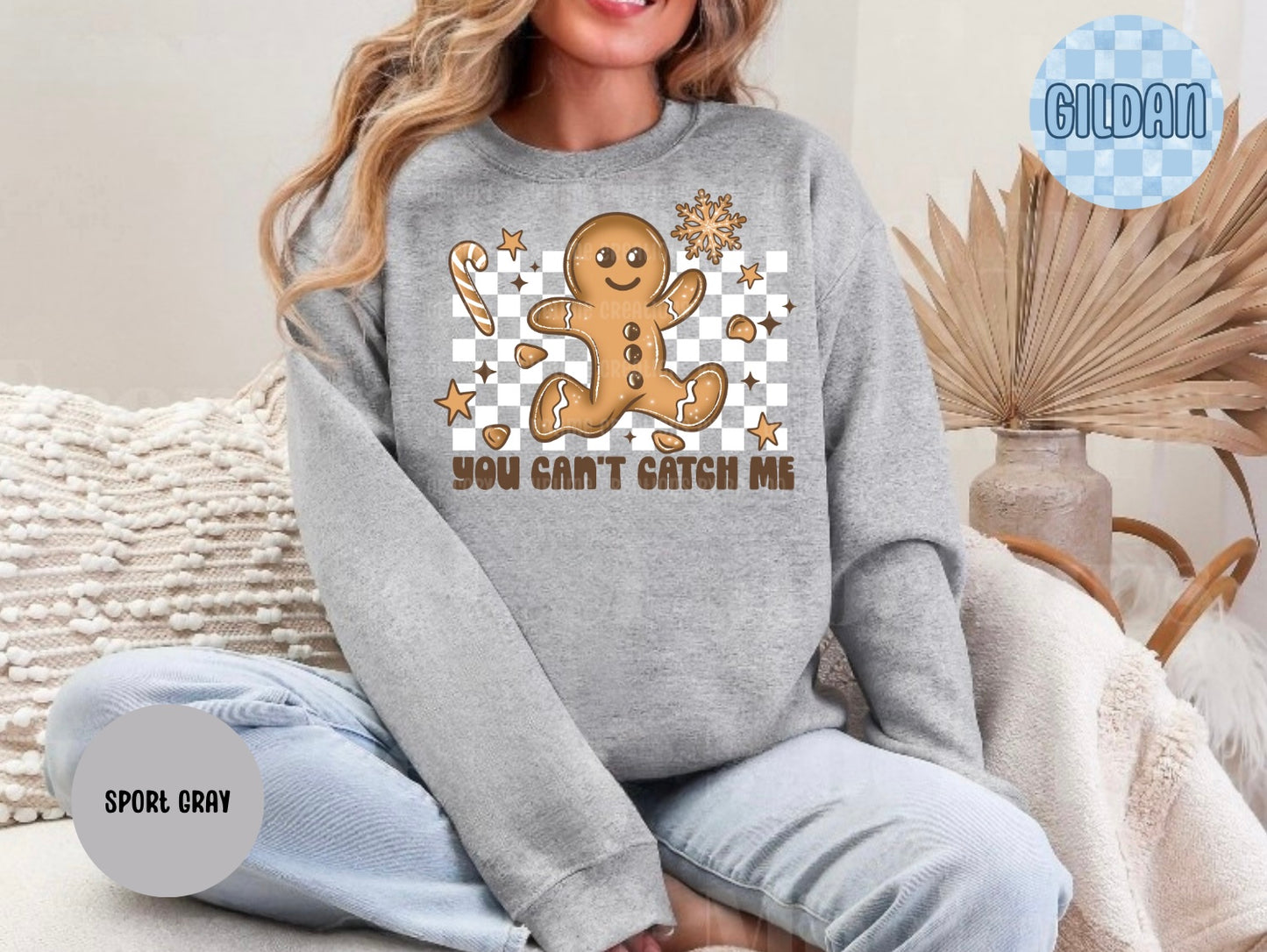 You Can’t Catch Me Adult Sweatshirt with Sleeve