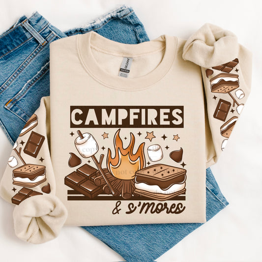 Campfire and S’mores DTF Print Only