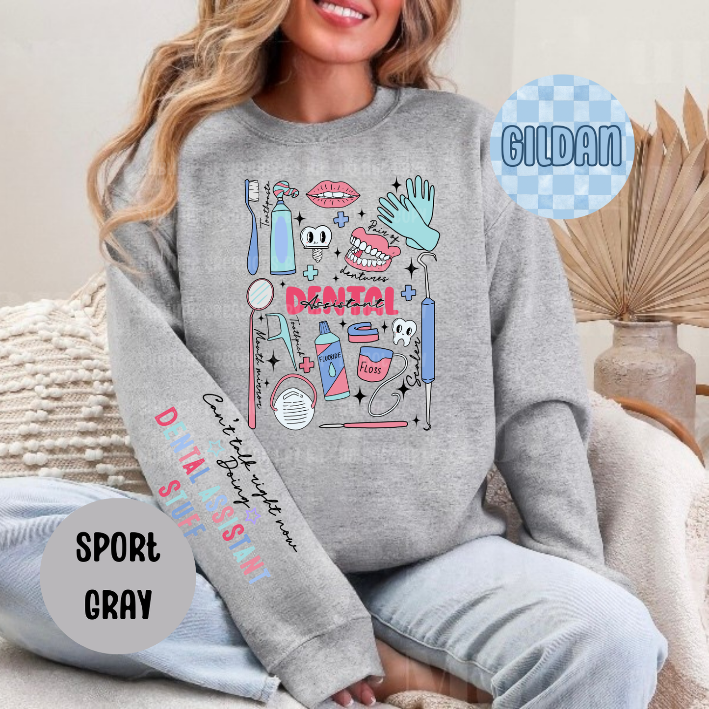 Dental Assistant Doodle Occupational