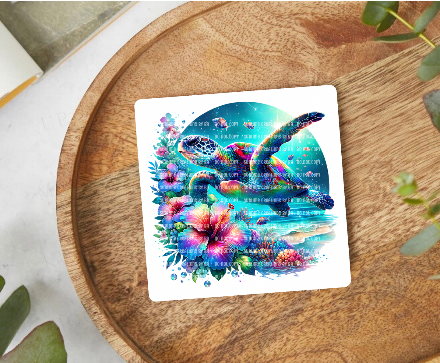 Sea Turtle Desk Coaster
