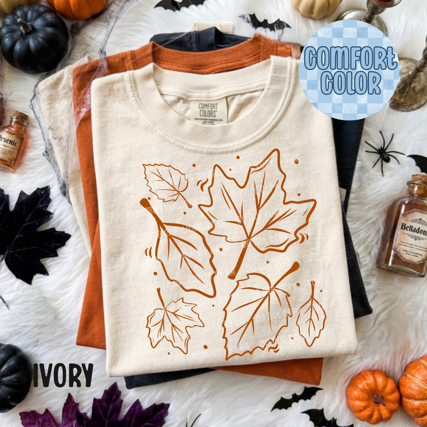 Leaves Single Color Apparel