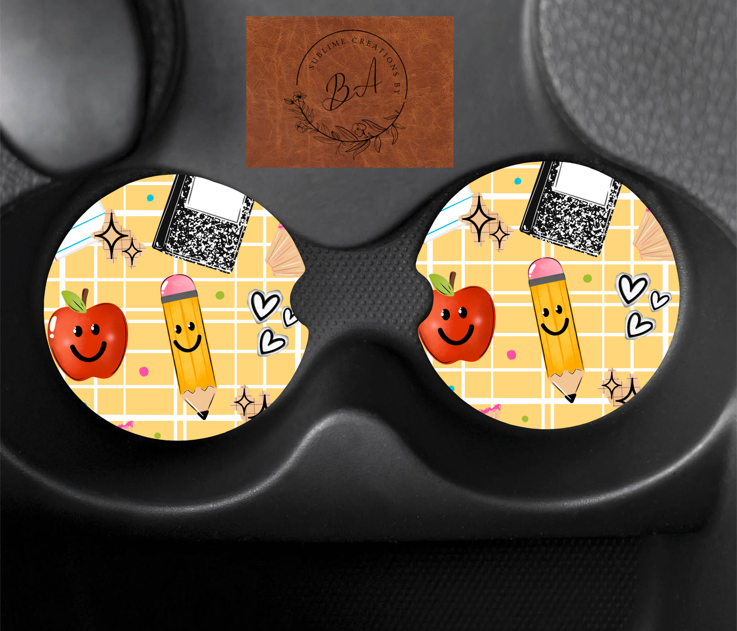 Learning is Fun Car Coaster Set