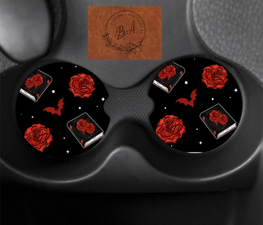 Dark Romance Seamless Car Coaster Sets