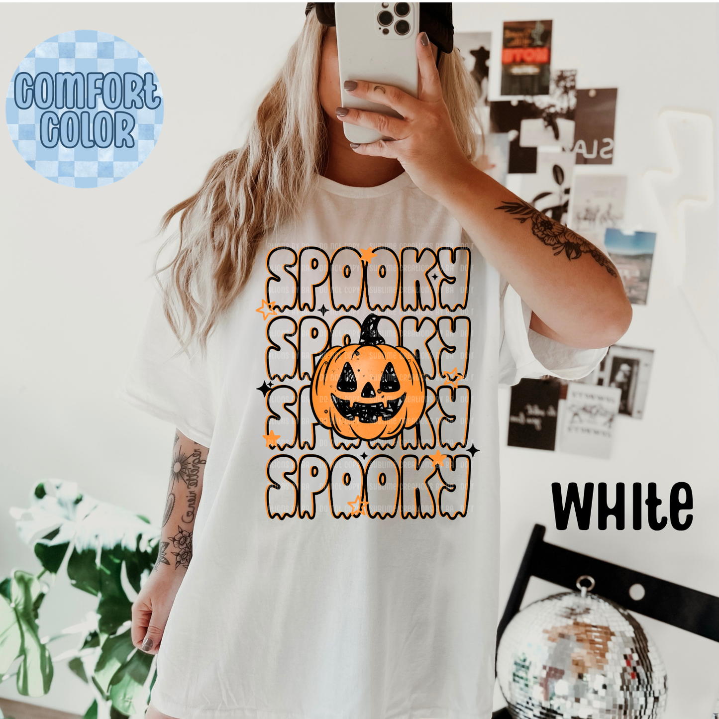 Triple Spooky Pumpkin Apparel