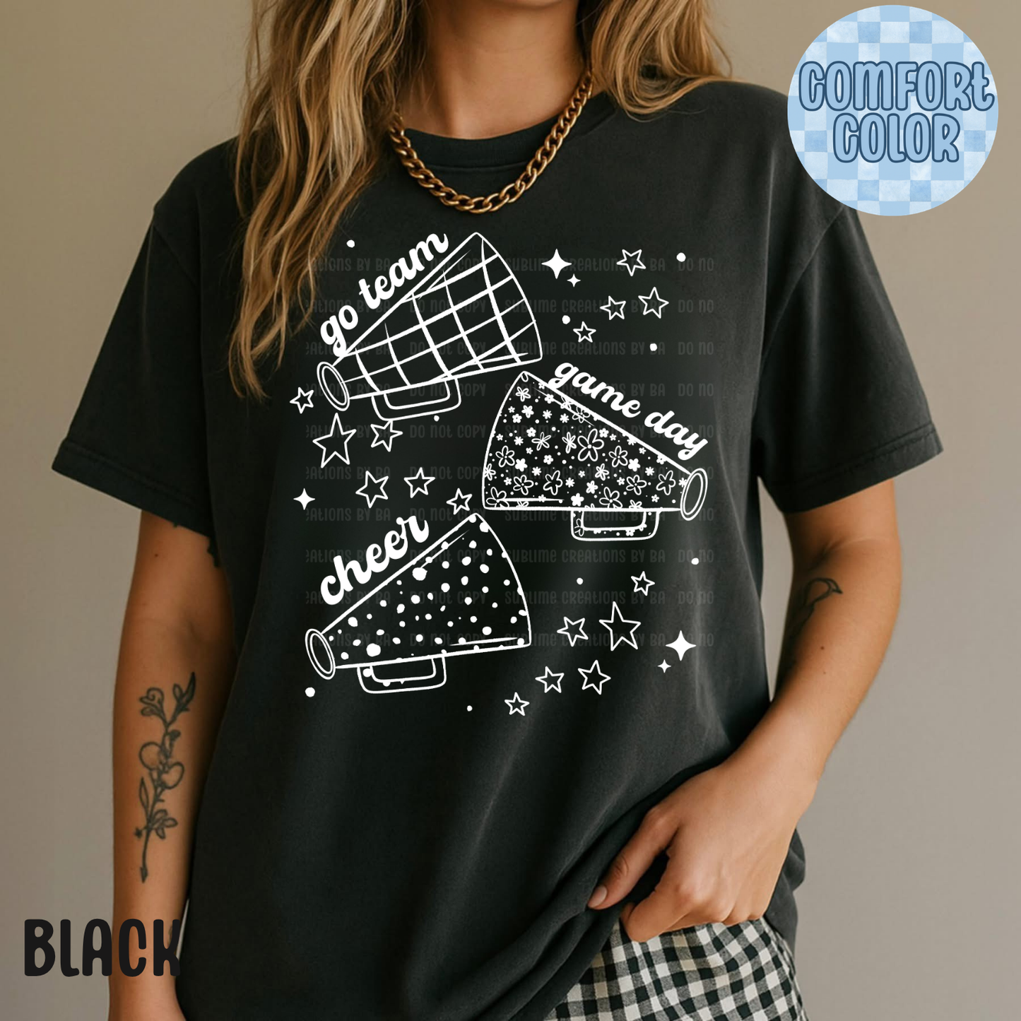 Cheers Pattern Lace Apparel