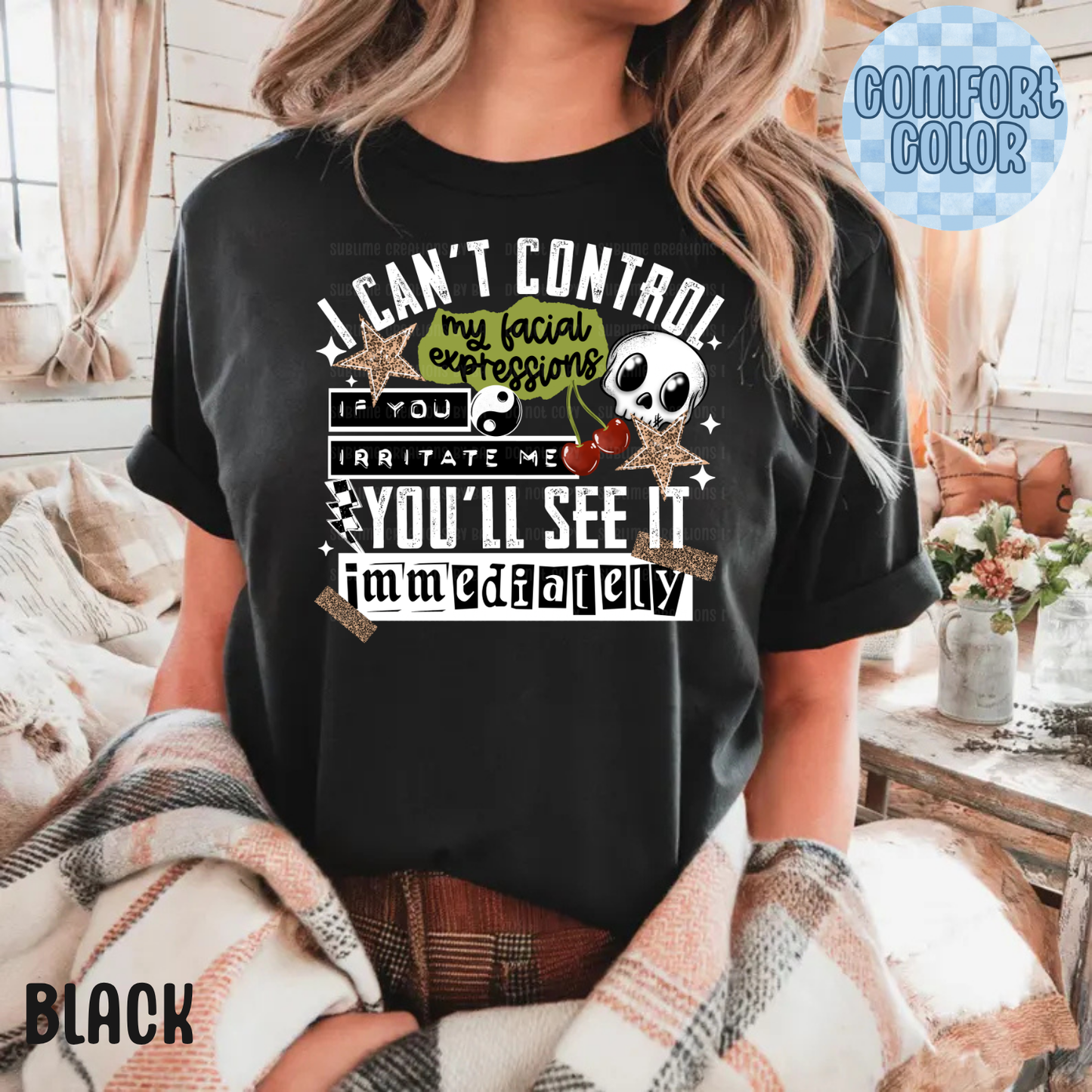 Can't Control My Facial Expressions Apparel
