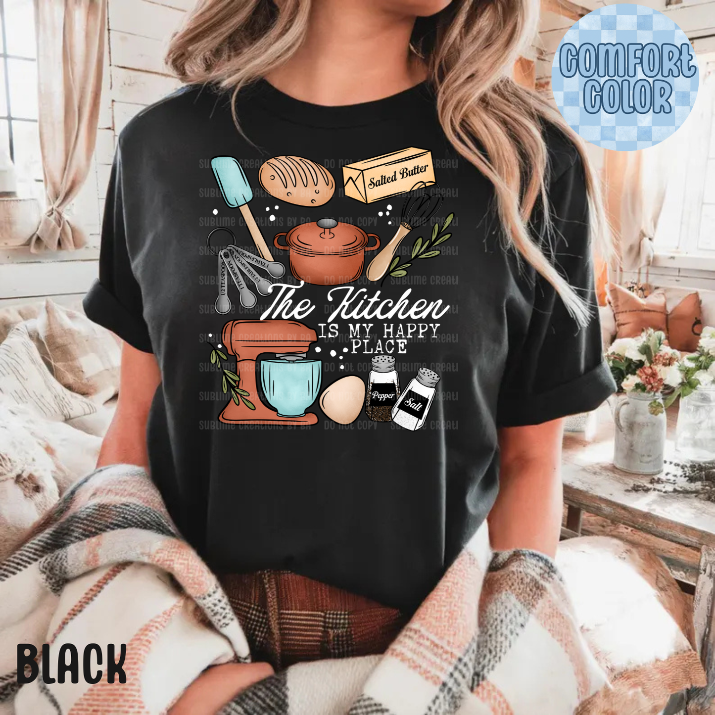 The Kitchen is my Happy Place Apparel