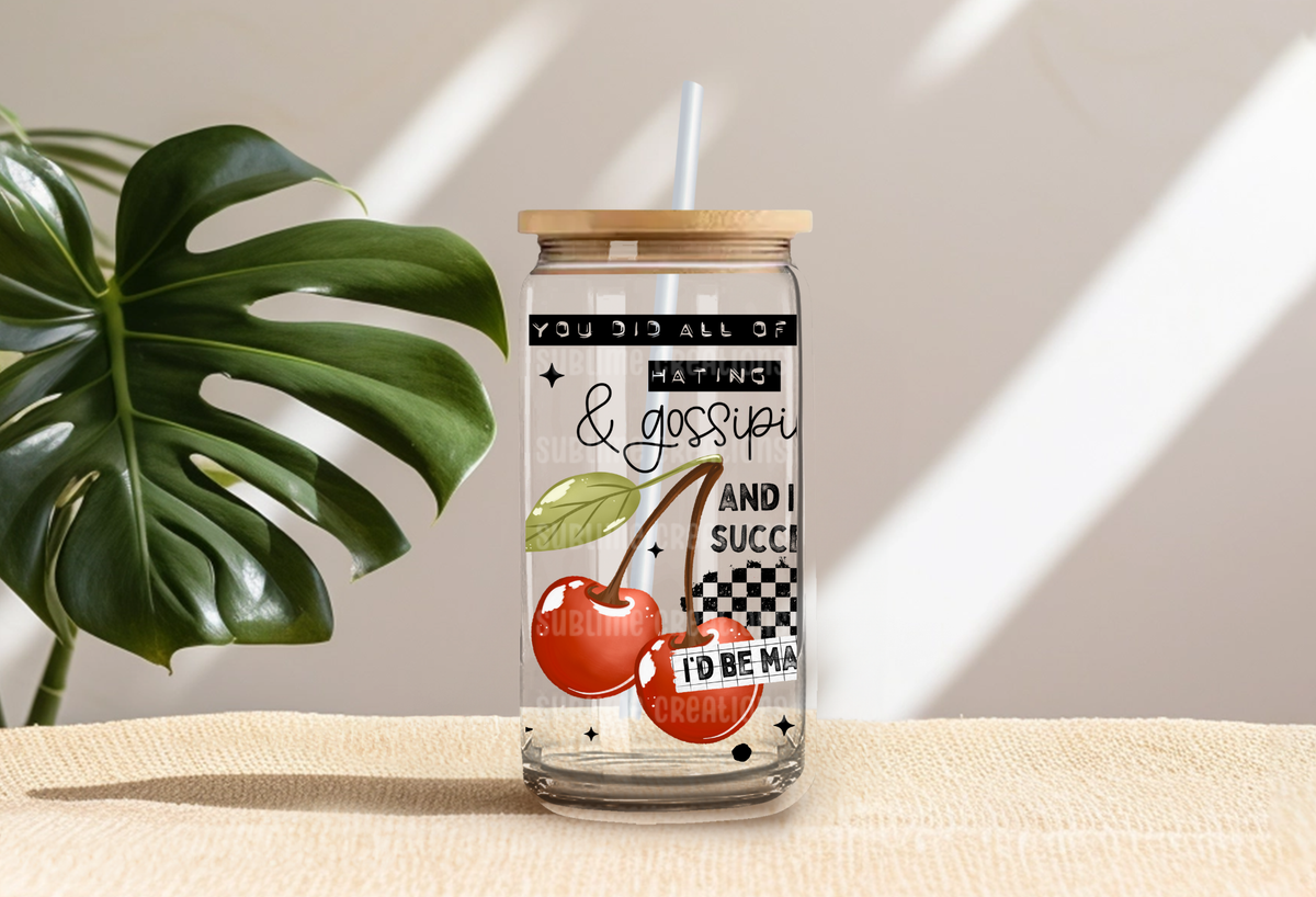 16oz I'd Be Mad Too Libbey Cup