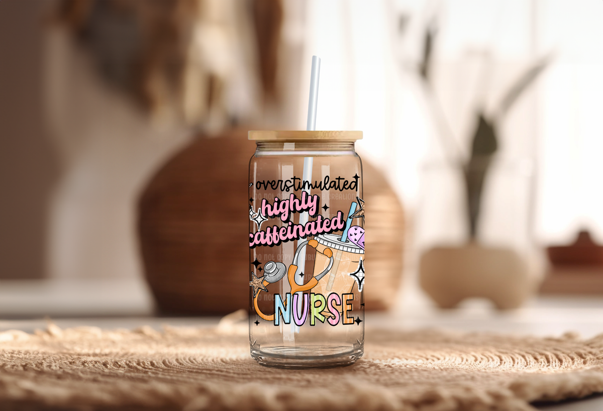16oz Highly Caffeinated Nurse Libbey Cup