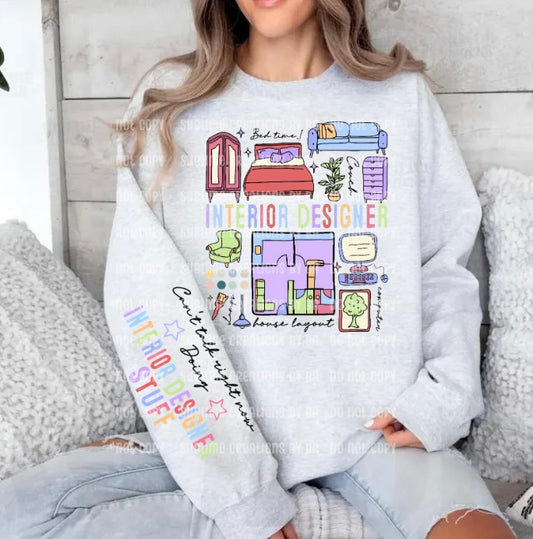 Interior Designer Doodle Occuaptional