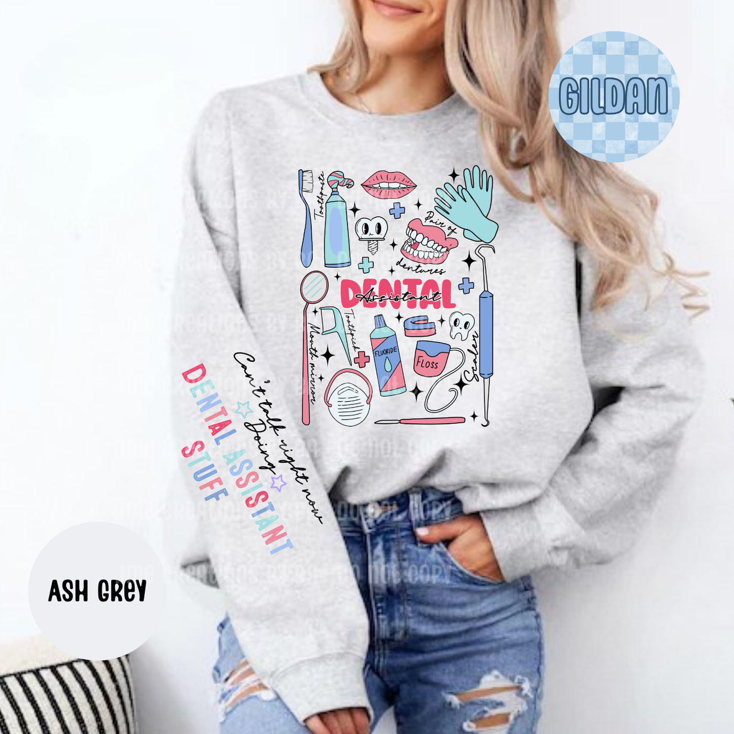 Dental Assistant Doodle Occupational