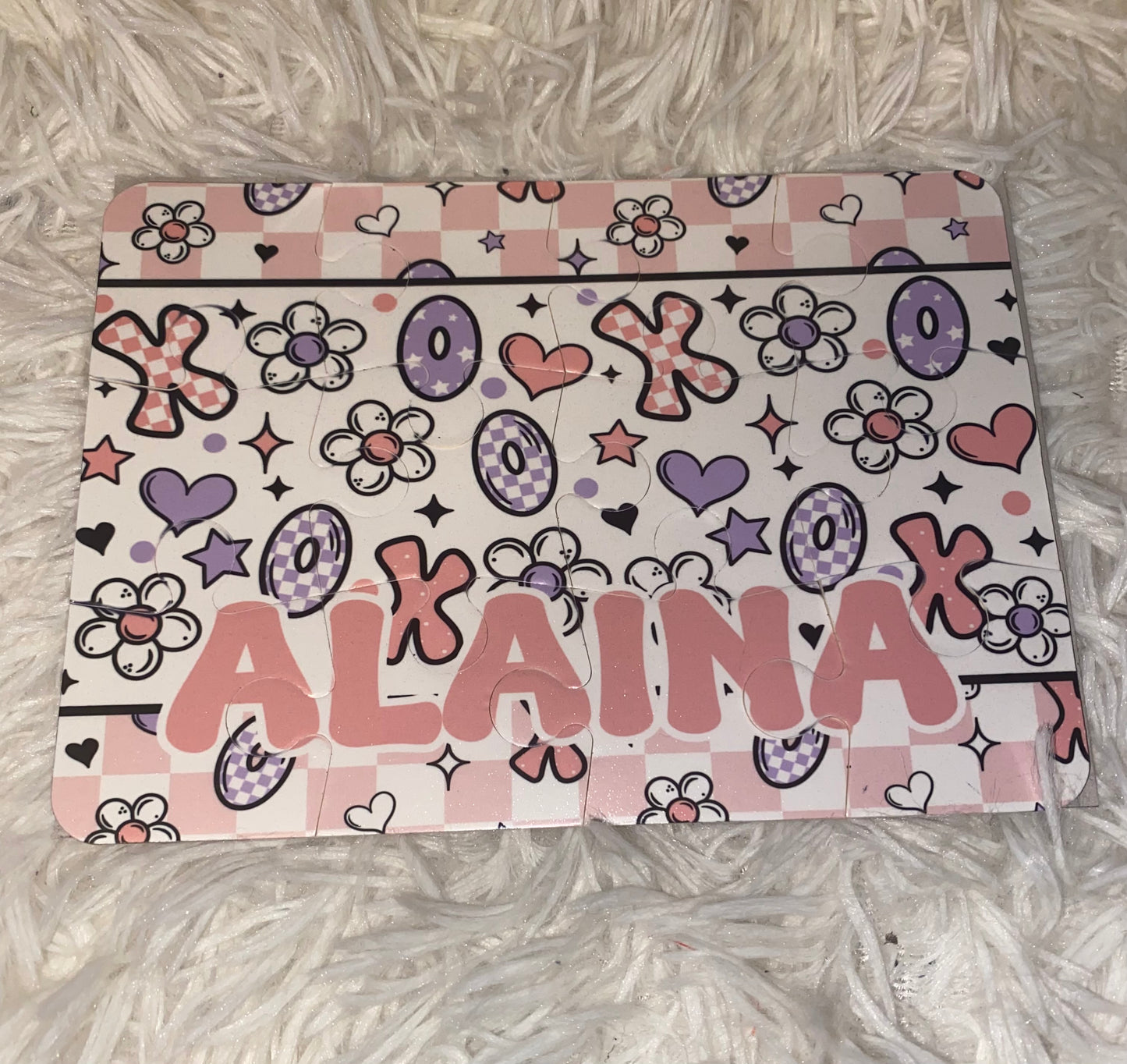 XOXO Valentine Personalized Puzzle