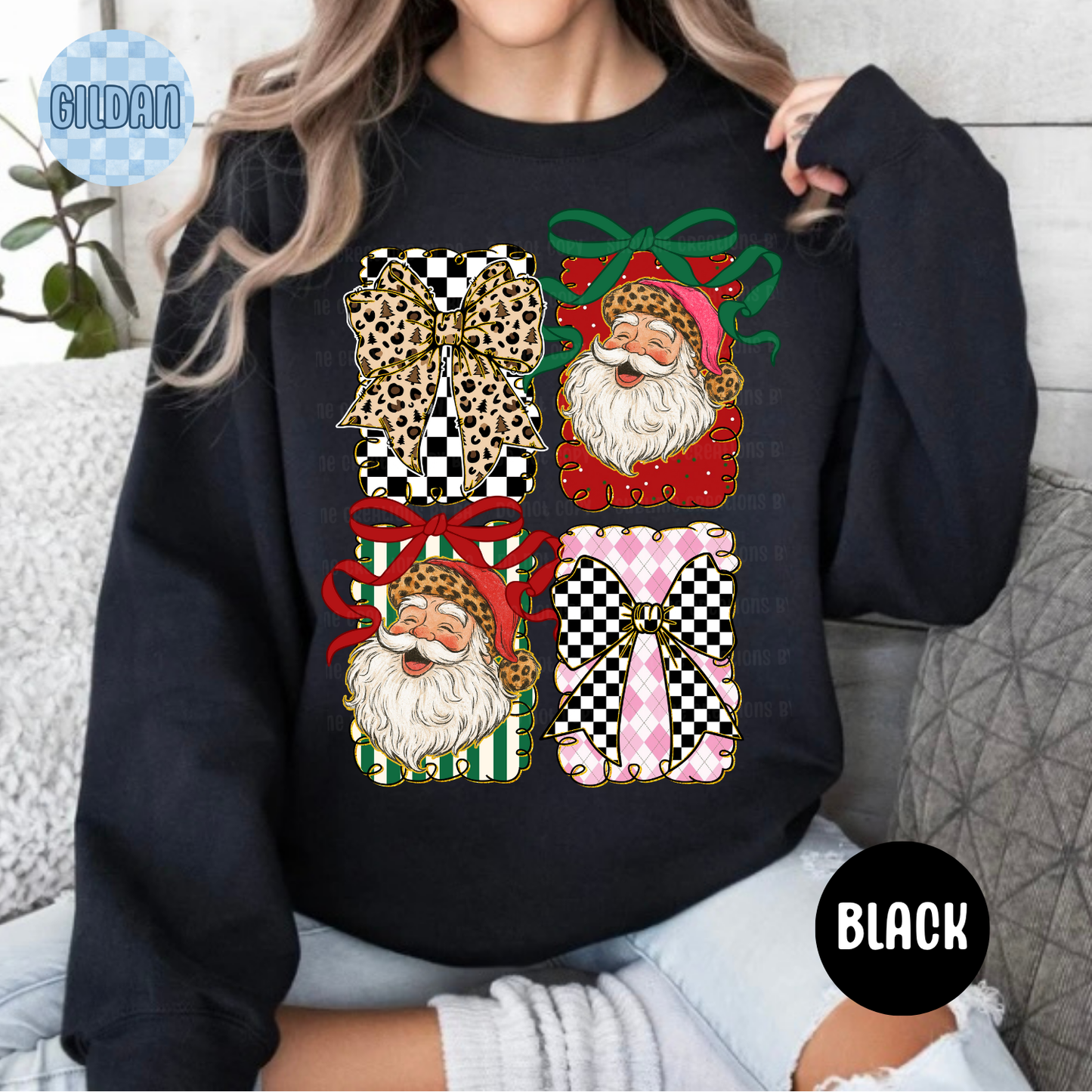 Santa’s Merry Christmas Sweatshirt-CF