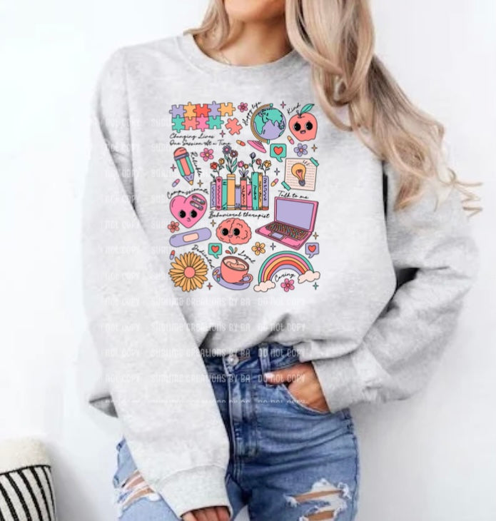 Behavioral Therapist Doodle Occupational