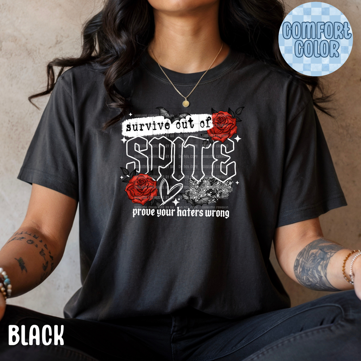 Survive Out of Spite Graphic Apparel