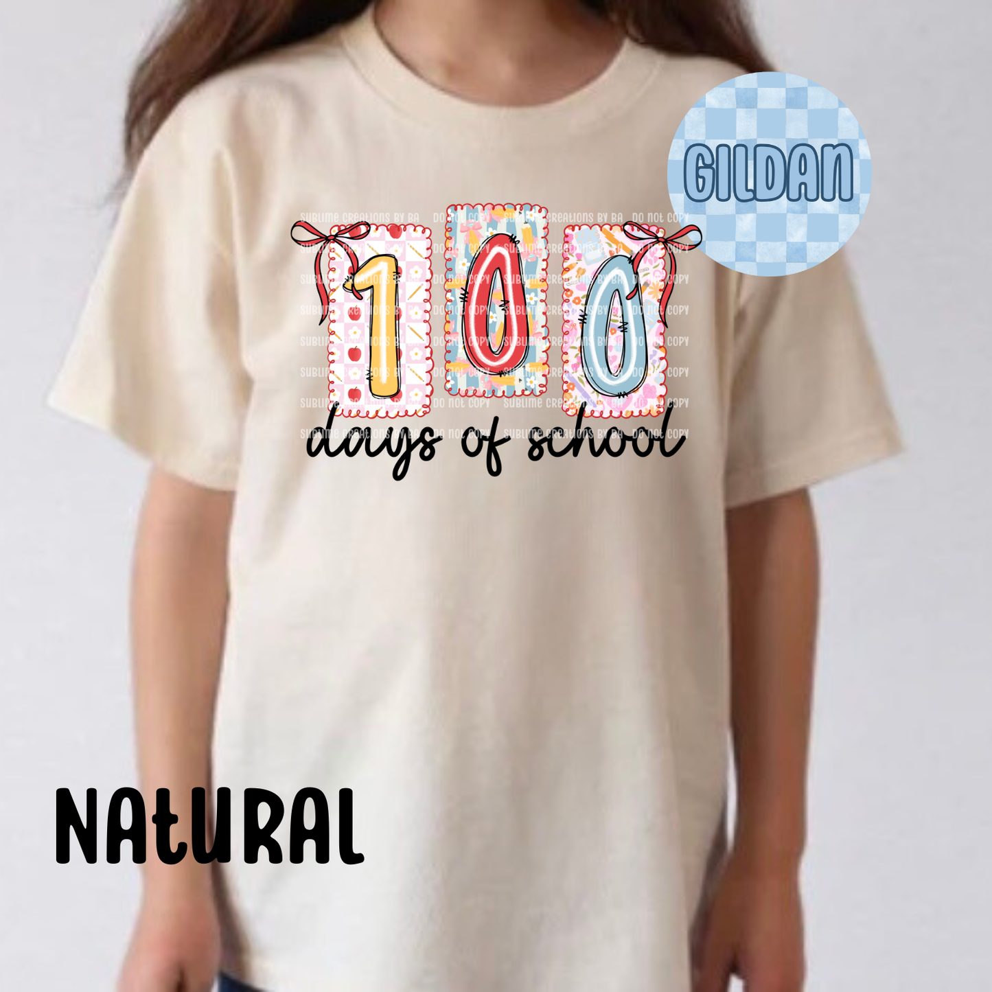 100 Days of School Youth Tee
