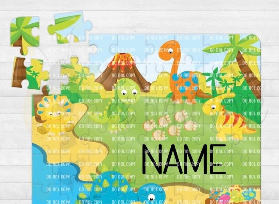 Dinosaur Personalized Puzzle