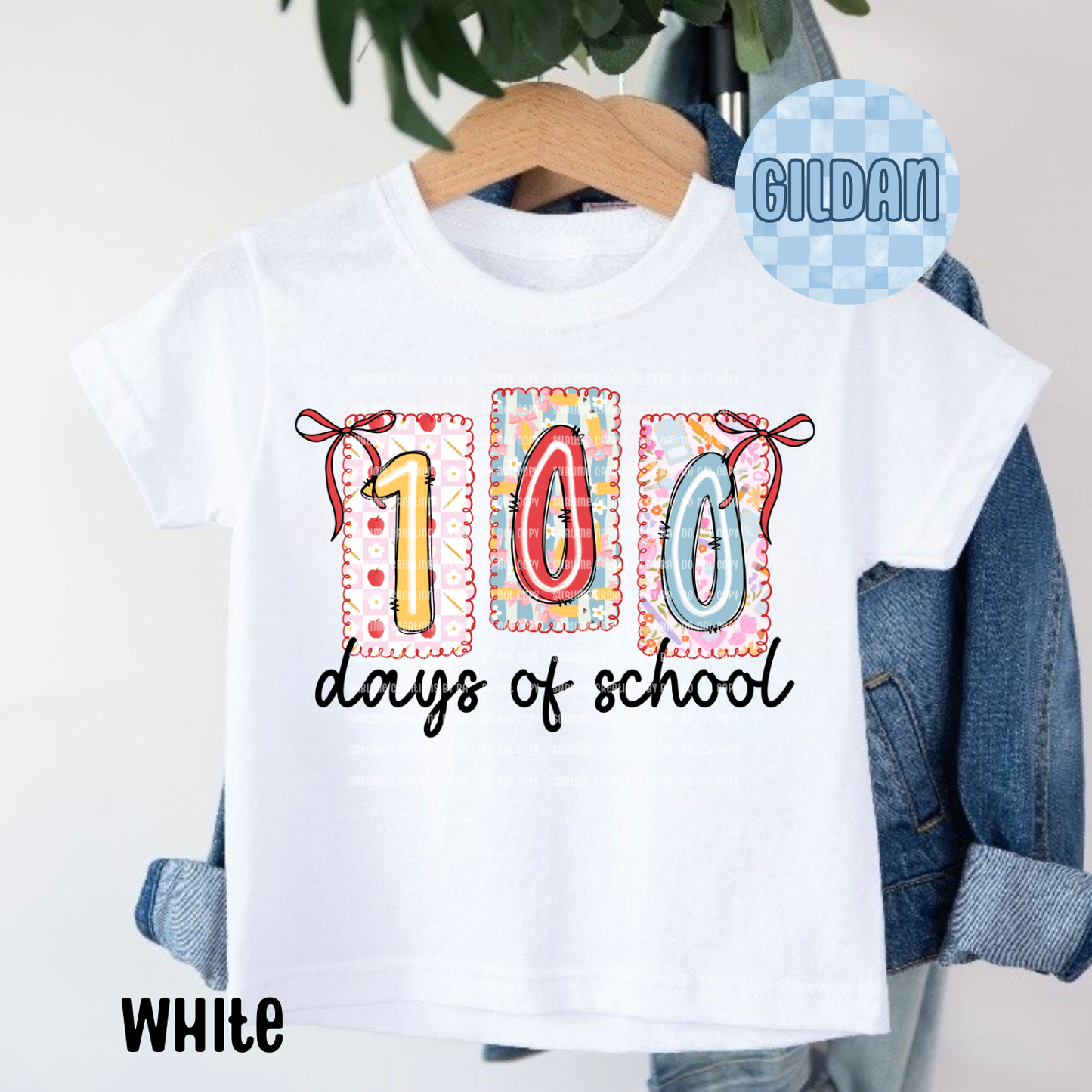 100 Days of School Youth Tee