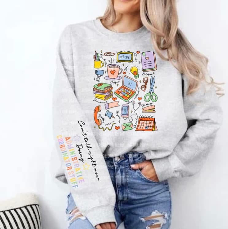 Administrative Coordinator Occupational Doodle Sweatshirt