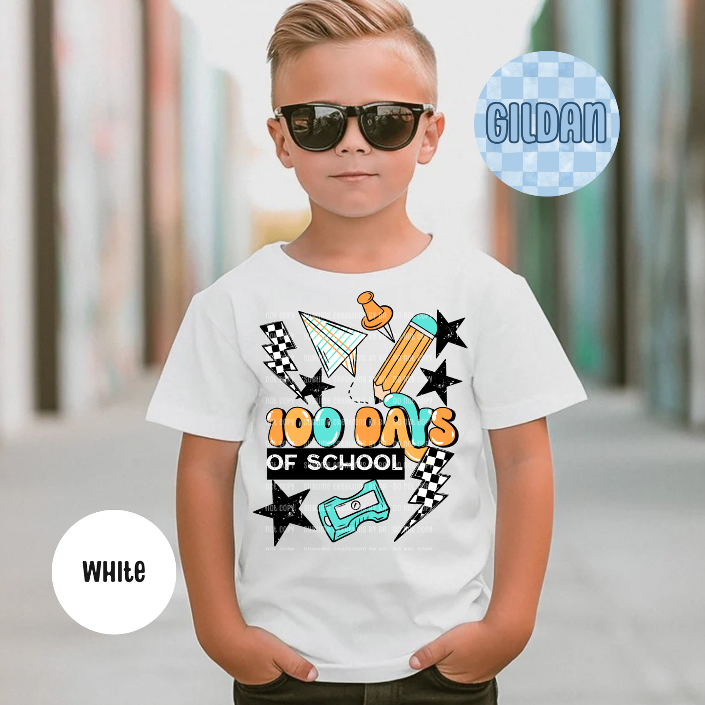 100 Days Boy of School Sweatshirt, Kids 100th Day Tee Youth