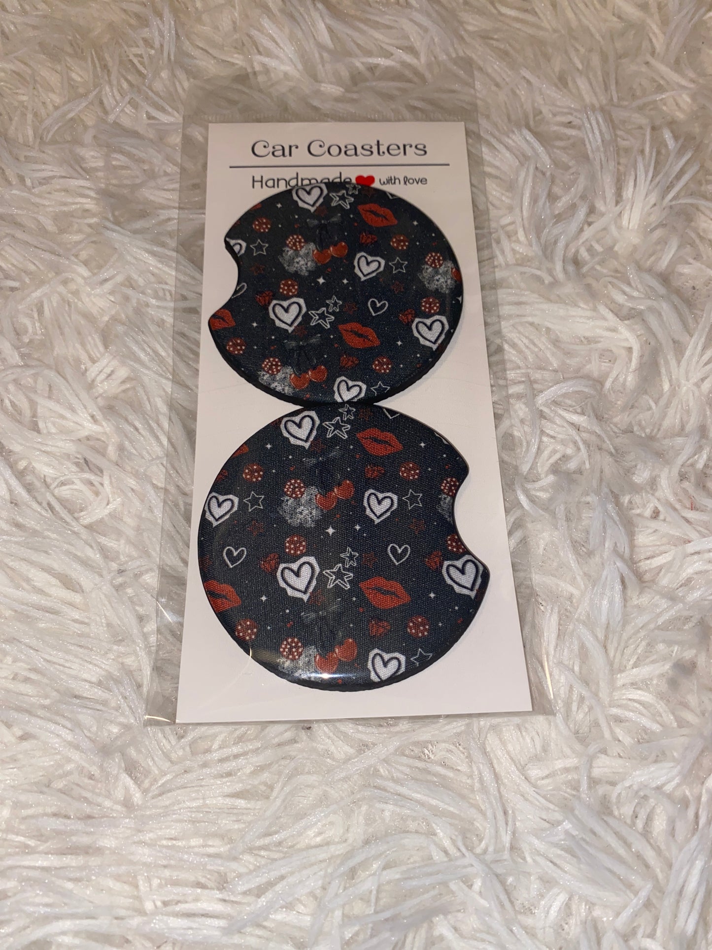 Wild Spirit Print Car Coaster Set