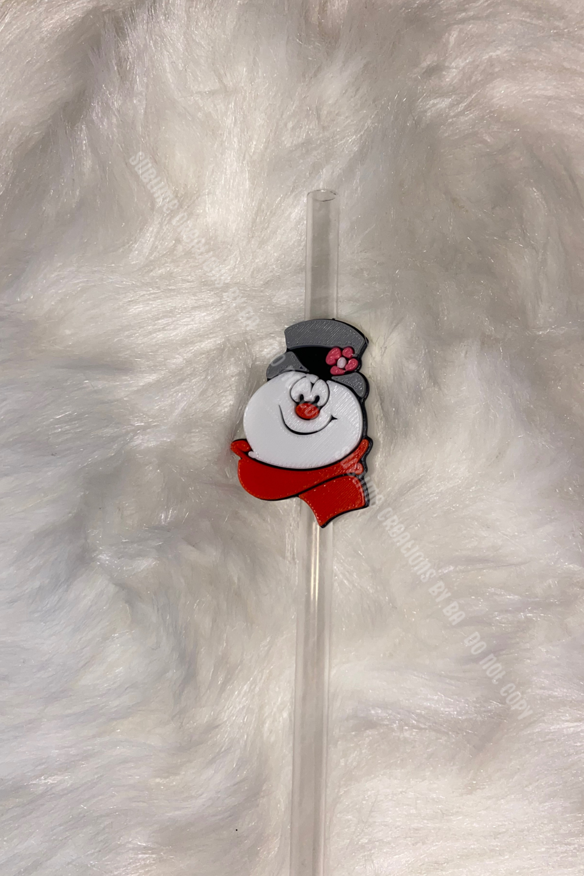 Cute Snowman 3D Topper