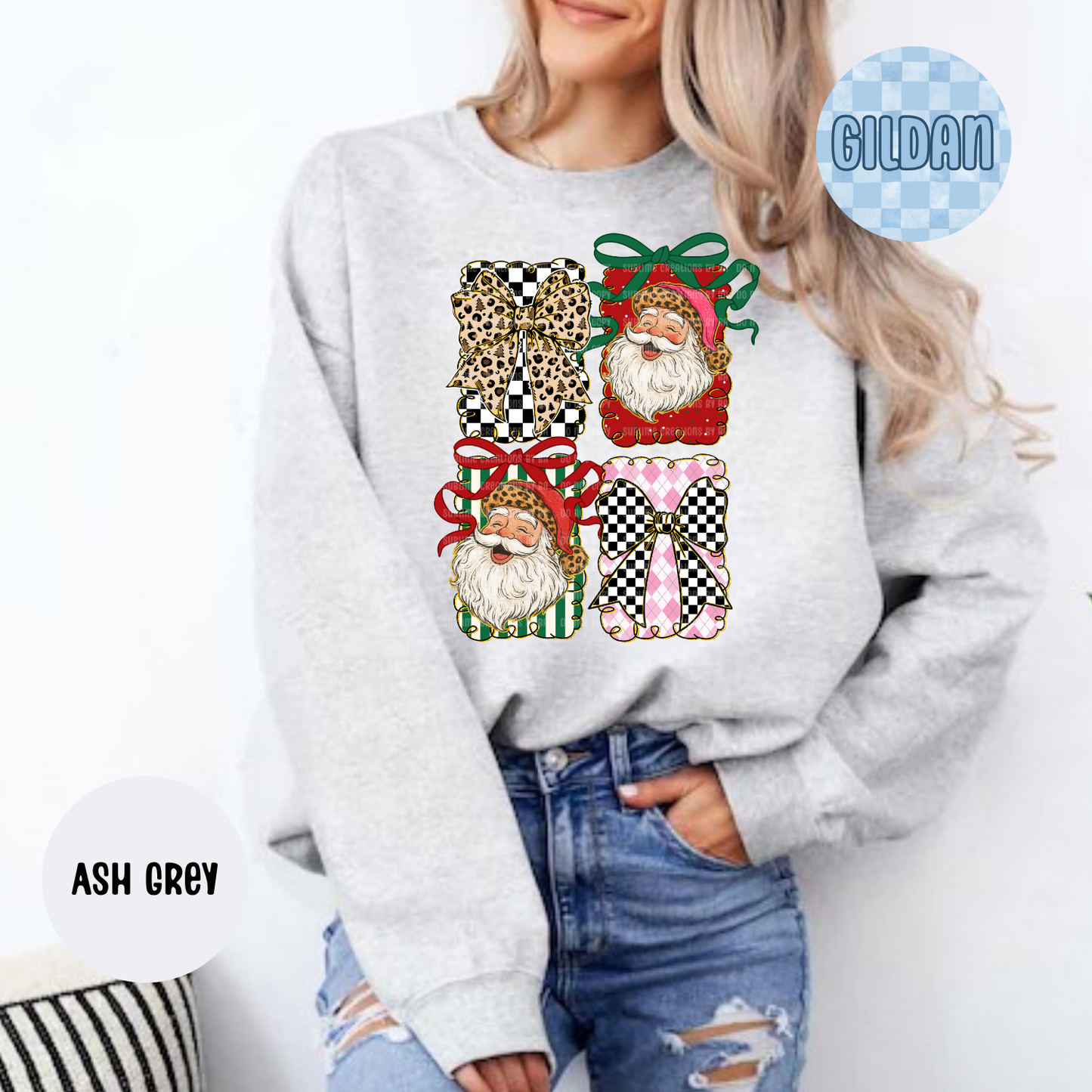Santa’s Merry Christmas Sweatshirt-CF