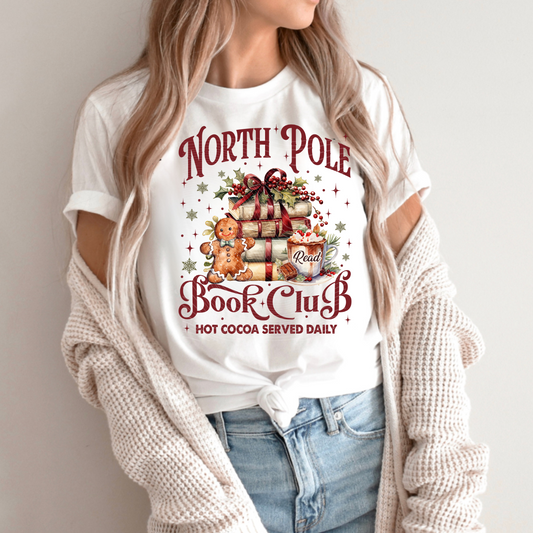 North Pole Book Club DTF Print Only