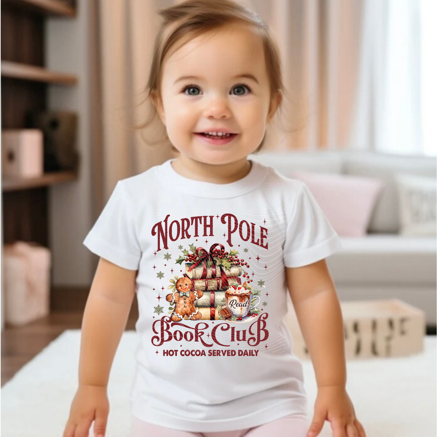 North Pole Book Club DTF Print Only