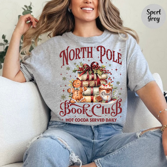 North Pole Book Club Tee