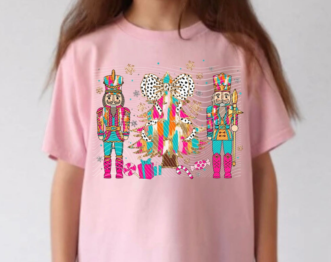 Nutcracker Christmas Brushstroke Tee