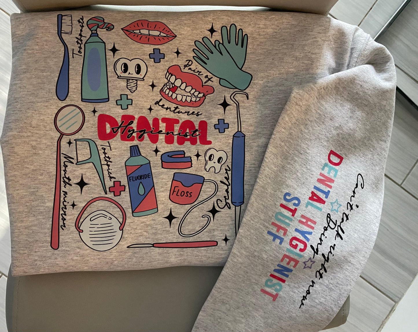 Dental Assistant Doodle Occupational