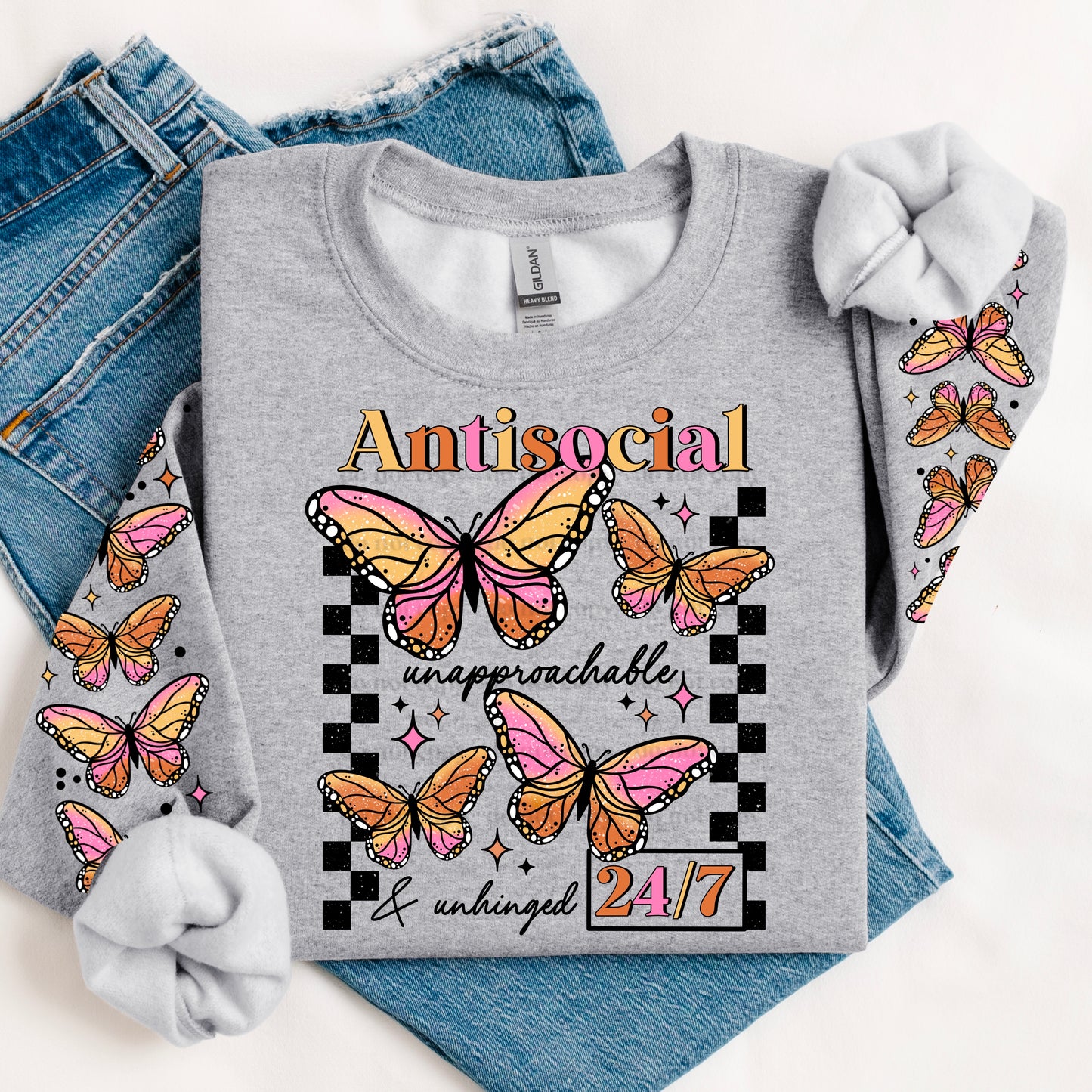 Antisocial Butterfly DTF Print Only