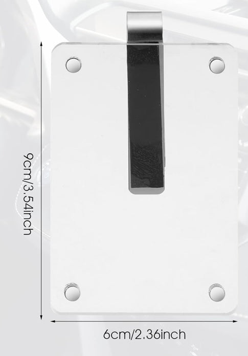 Personalized Sun Visor Clip Photo Holder