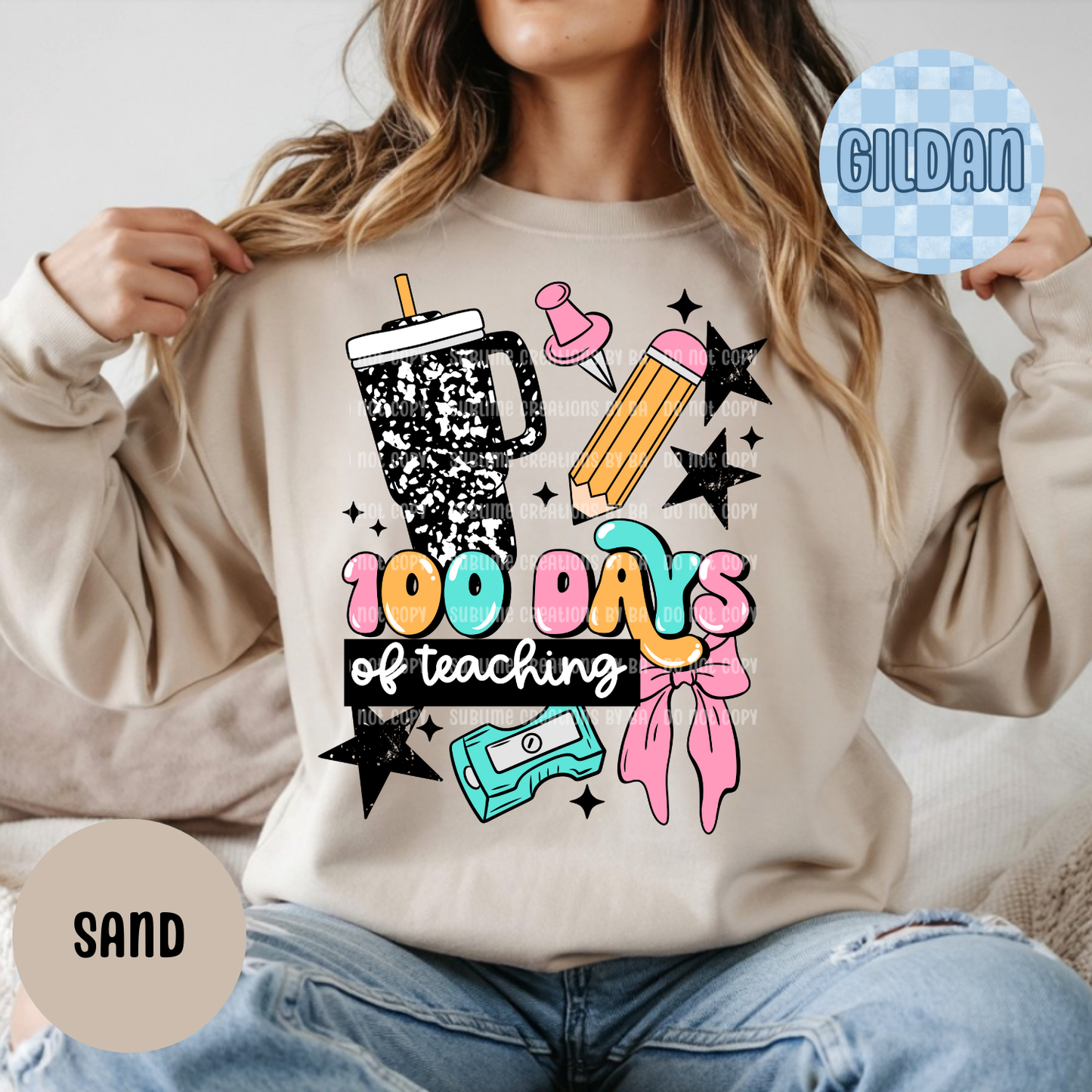 100 Days of School Shirt, Cute Teacher 100th Day Sweatshirt