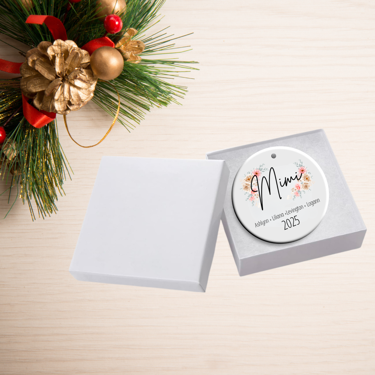 Custom Grandma Ornament