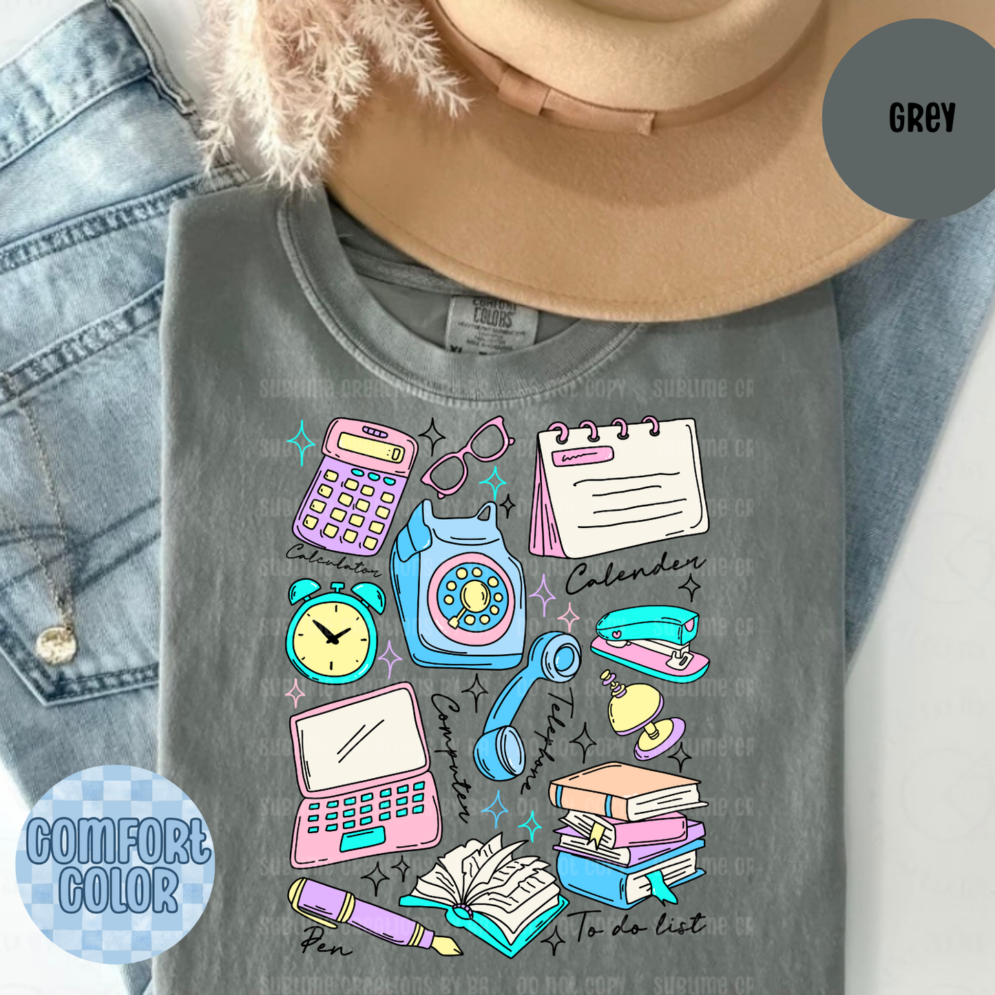 Receptionist Doodle Occupational