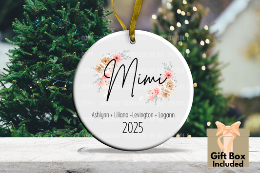 Custom Grandma Ornament