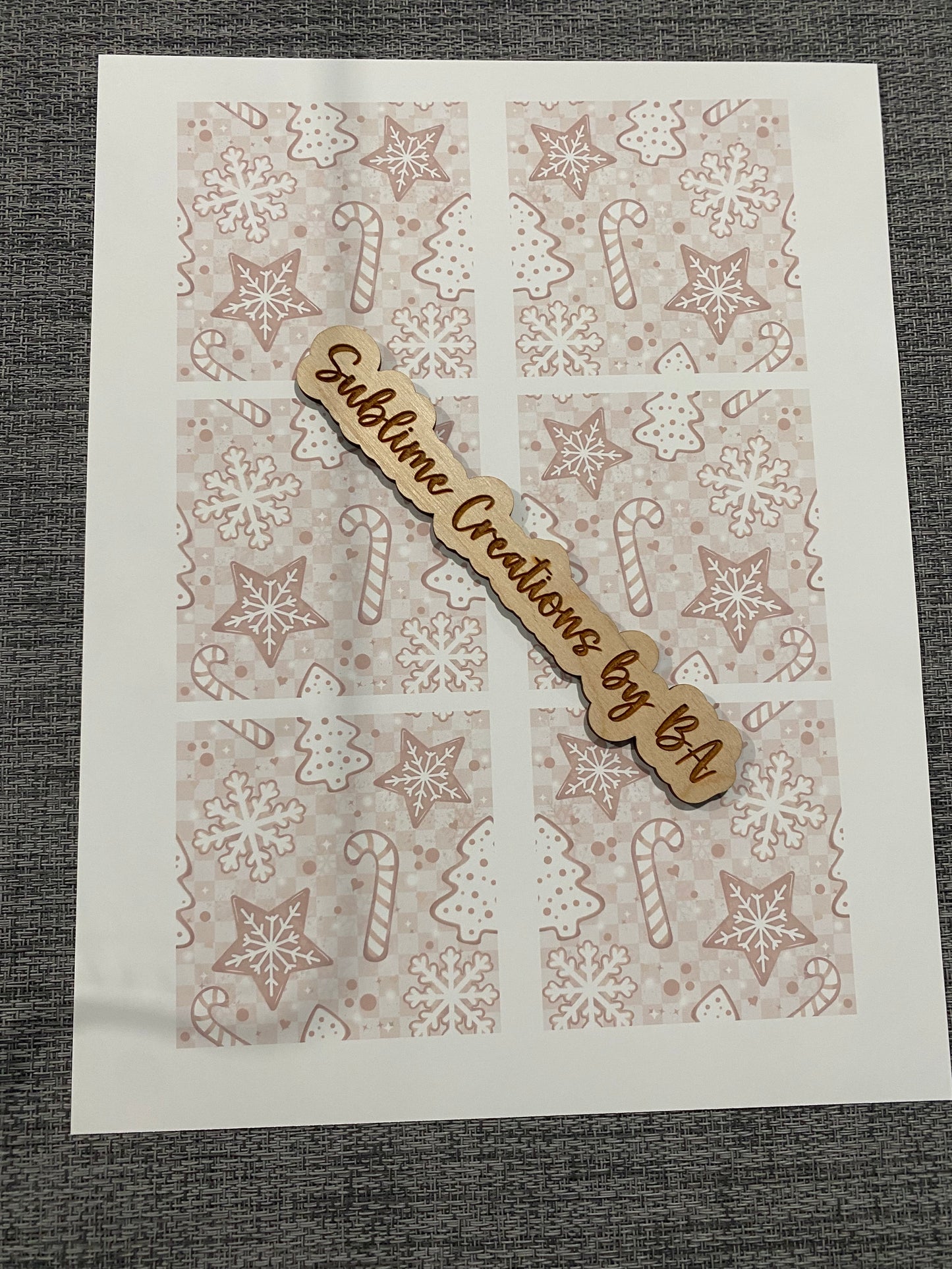 Cozy Season Sublimation Transfer Sheet