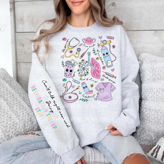 Respiratory Therapist Doodle Occupational