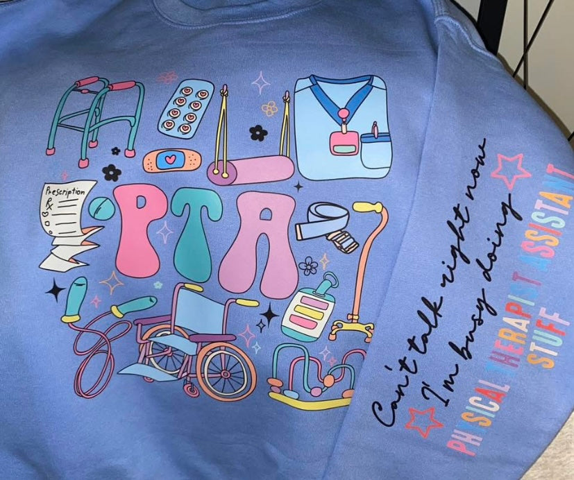 Physical Therapist Assistant Doodle Occupational