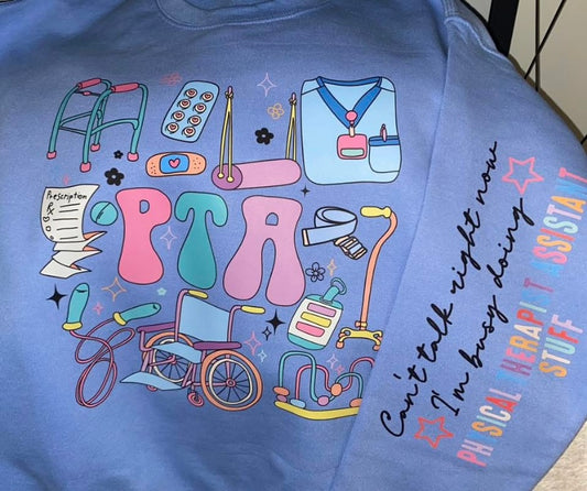 Physical Therapist Assistant Doodle Occupational